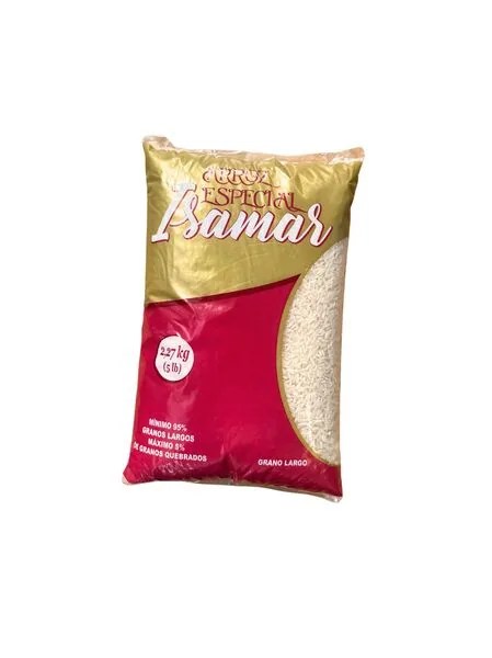 Arroz Isamar Especial 50lb — imagen del empaque