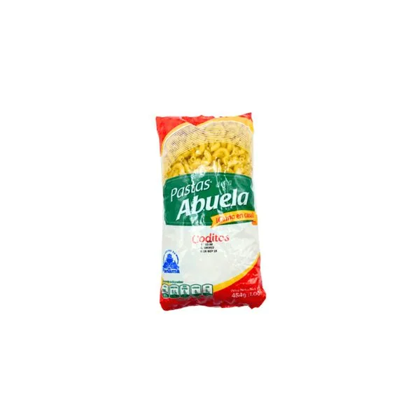 Coditos Pastas Abuela 454g — imagen del empaque