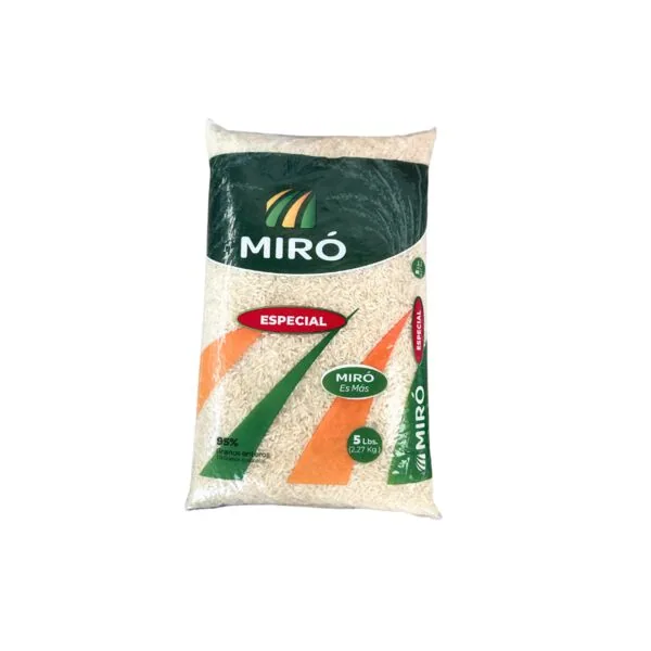 Arroz Miro 5lb — imagen del empaque