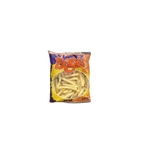 Papas Fritas Bergia 20×500g — imagen del empaque