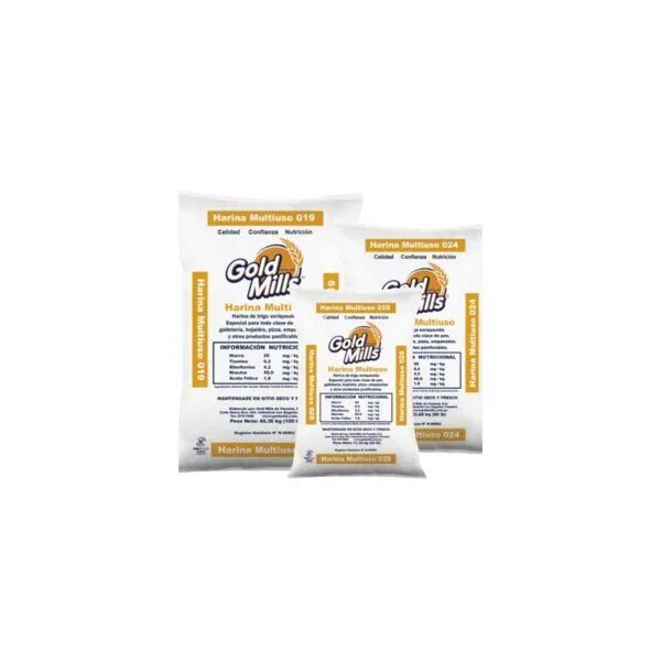 Harina Goldmill 50lb — imagen del empaque