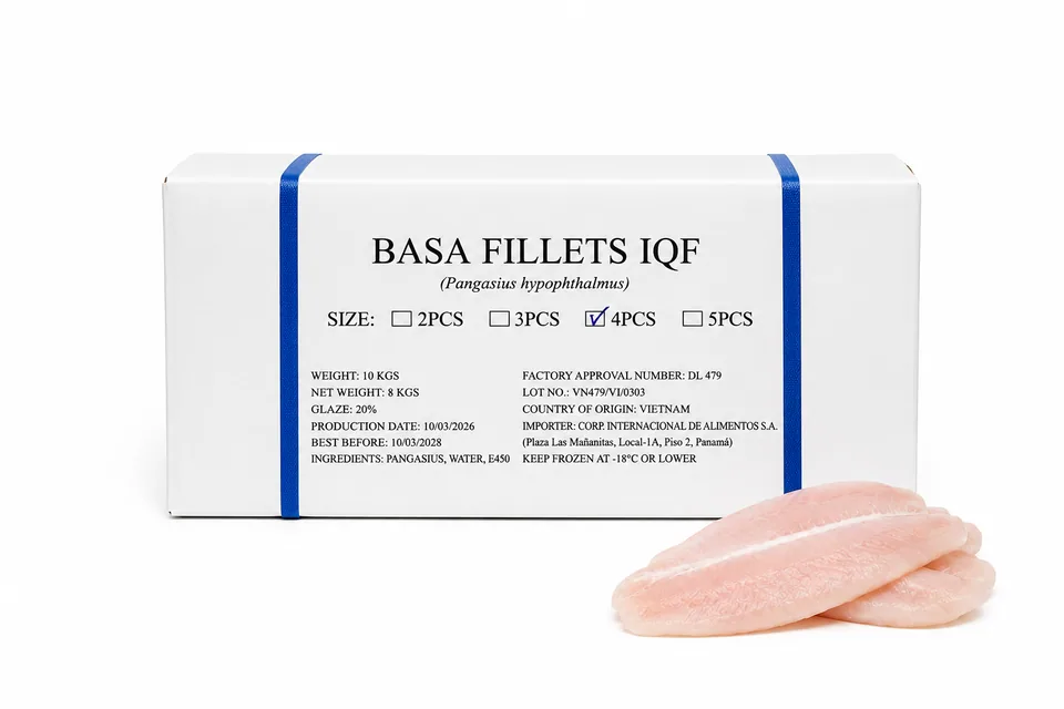 Filete Basa 4pcs — imagen del empaque