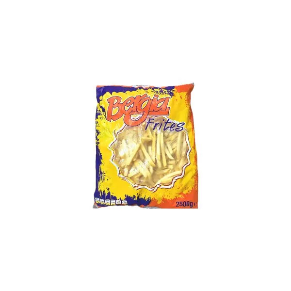 Papa Fritas Bergia 4×2500g — imagen del empaque