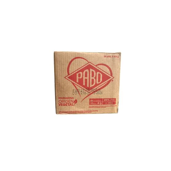 Margarina Pabo 24x454g — imagen del empaque