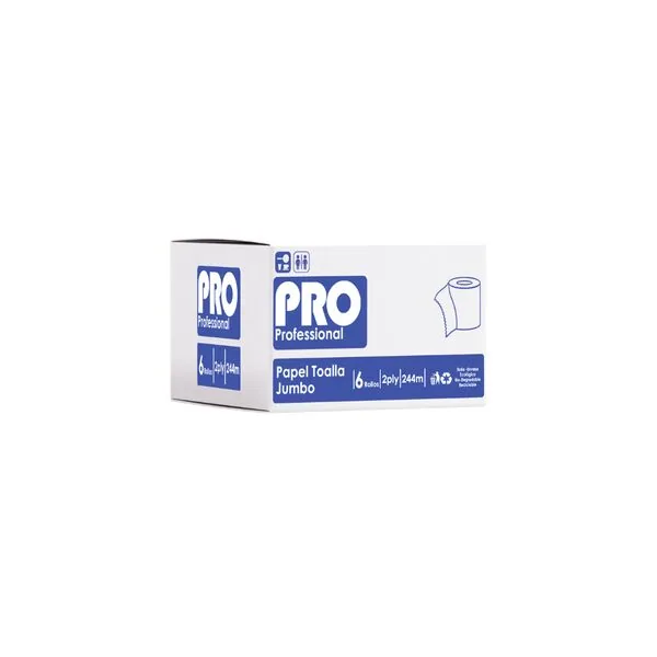 Papel Toalla Pro 2ply 6/100mts — imagen del empaque