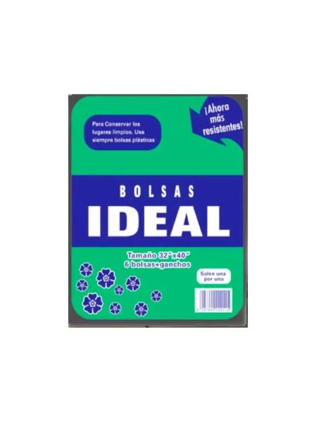 Bolsa Basura 32×40 Ideal 150u — imagen del empaque