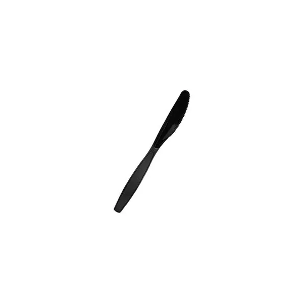 Cuchillo Plástico Negro (1000u) — imagen del empaque