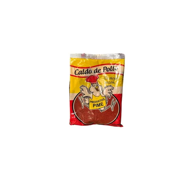 Caldo de Pollo Rojo Oscuro — imagen del empaque