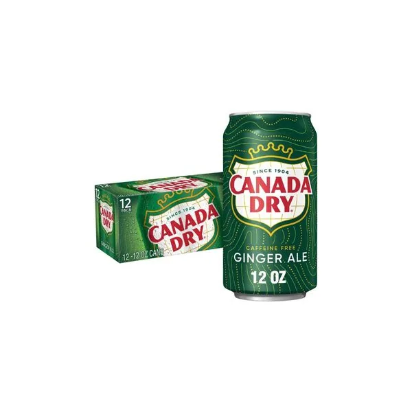 Canada Dry 12 latas — imagen del empaque