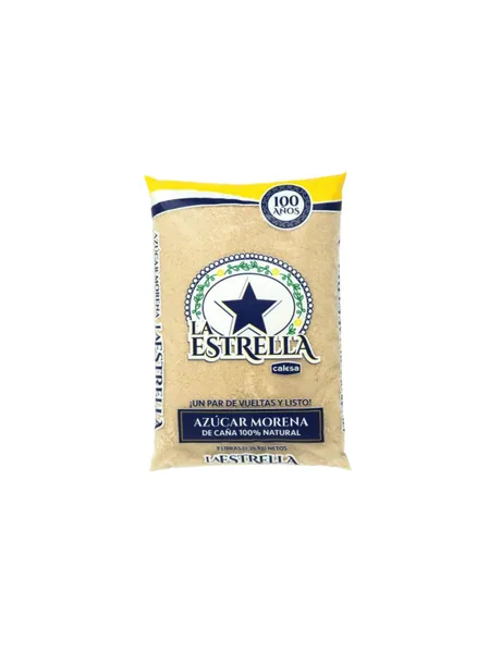 Azúcar Morena Estrella 40lb — imagen del empaque