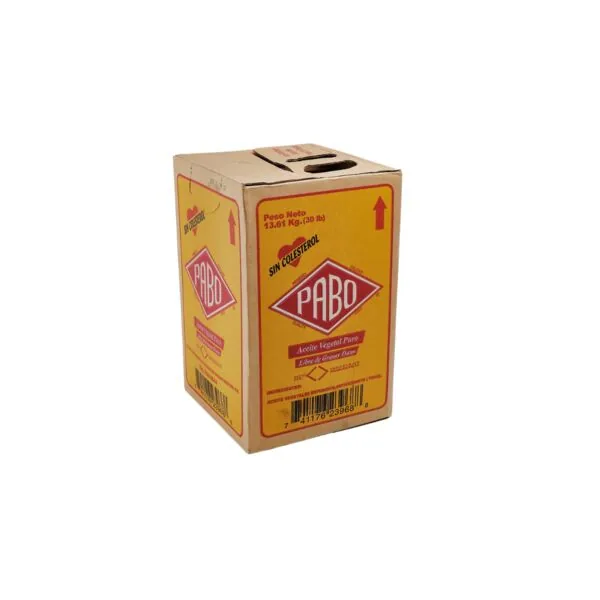 Aceite Vegetal Pabo 30lb — imagen del empaque